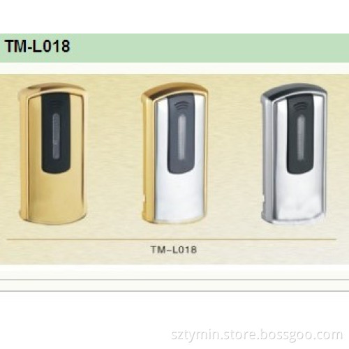 Without rotating handle sauna room lock